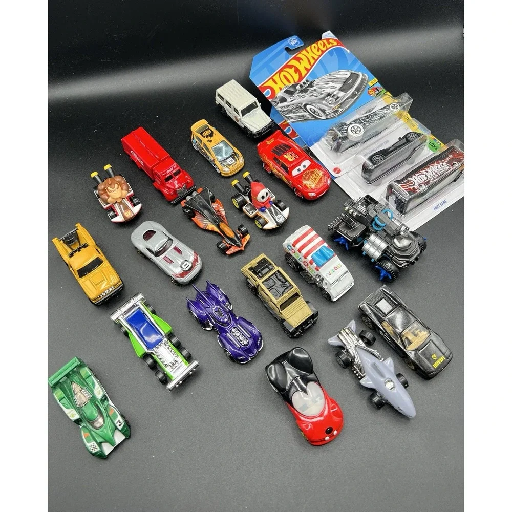 Hot Wheels Matchbox Others Lot Of 21 Cars New Old Mario Pixar Coca Cola Mickey